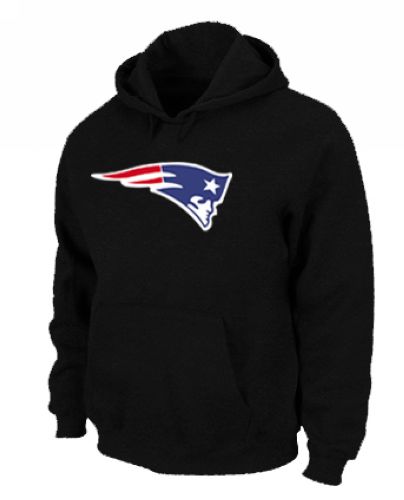 NFL Men's Nike New England Patriots Logo Pullover Hoodie - Black